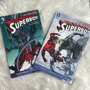 Lot of 2 DC Comics Superboy Vol. 1 Incubation & Vol. 2 Extraction TPB Paperback